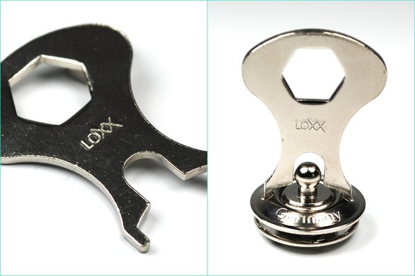 LOXX - Schraub-Werkzeug  -  für Taschen-Verschluß