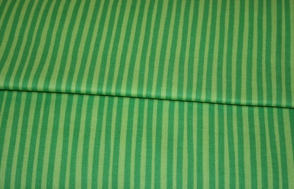 Westfalenstoff – Junge Linie - grün/grün - Streifen