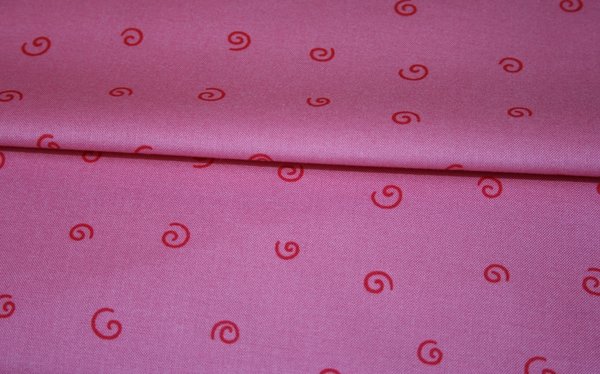 Westfalenstoff – Junge Linie - altrosa/rosa - Kreisel