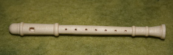 Miniatur  /  Blockflöte,  8 cm