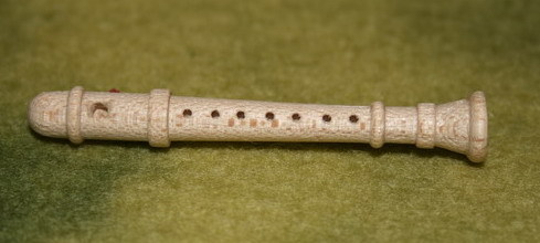 Miniatur  /  Blockflöte,  5 cm