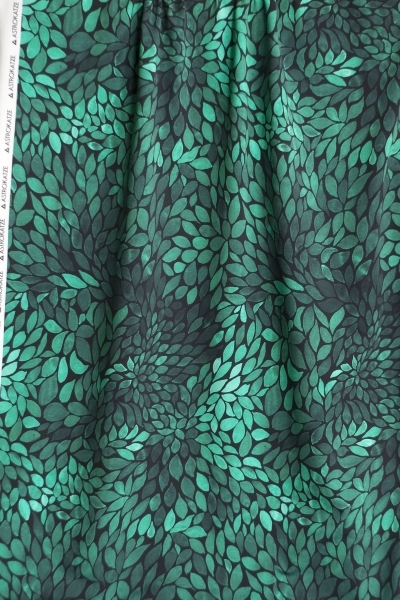 Astrokatze - SommerSweat Color leaves MINI  "MONO smaragd"